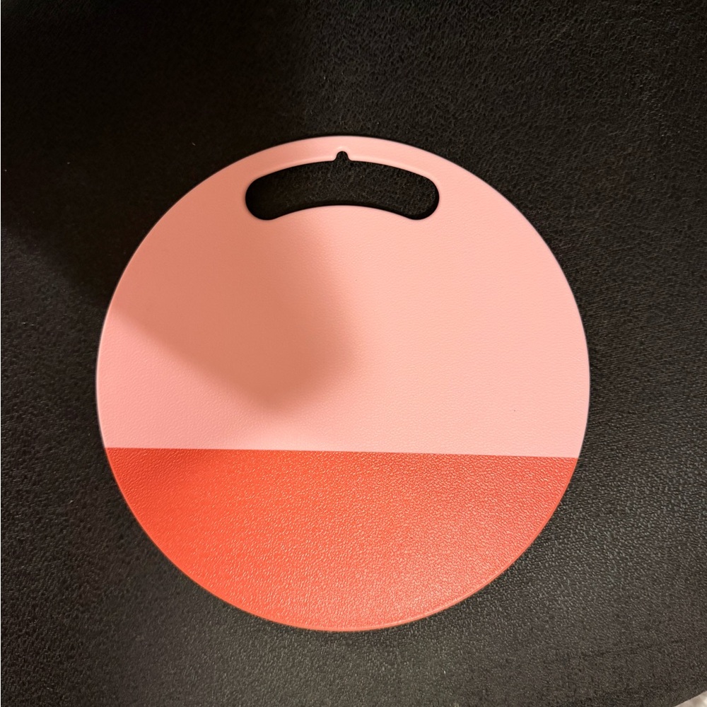 Pink and Red Round Cutting Board